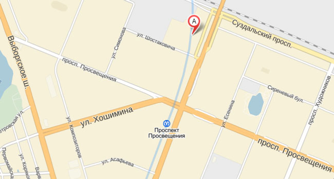 Кидбург на карте